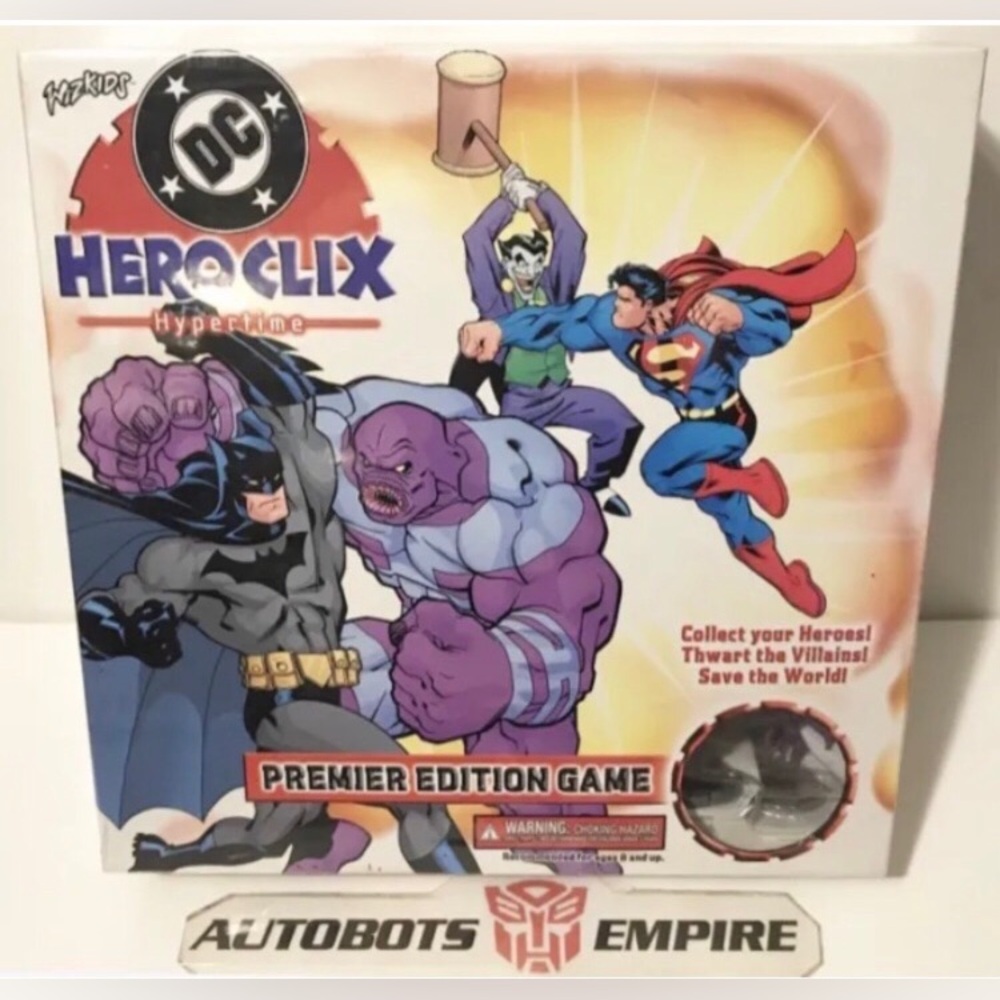 Wizkids DC Hero Clix Hypertime Premier Edition Game Toy Batman Comic Marvel Lee